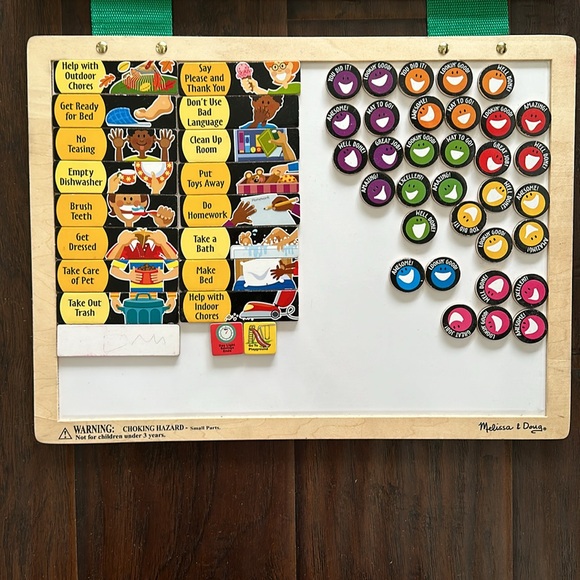 MELISSA & DOUG | Hanging Magnetic Responsibility Chart - Picture 3 of 12